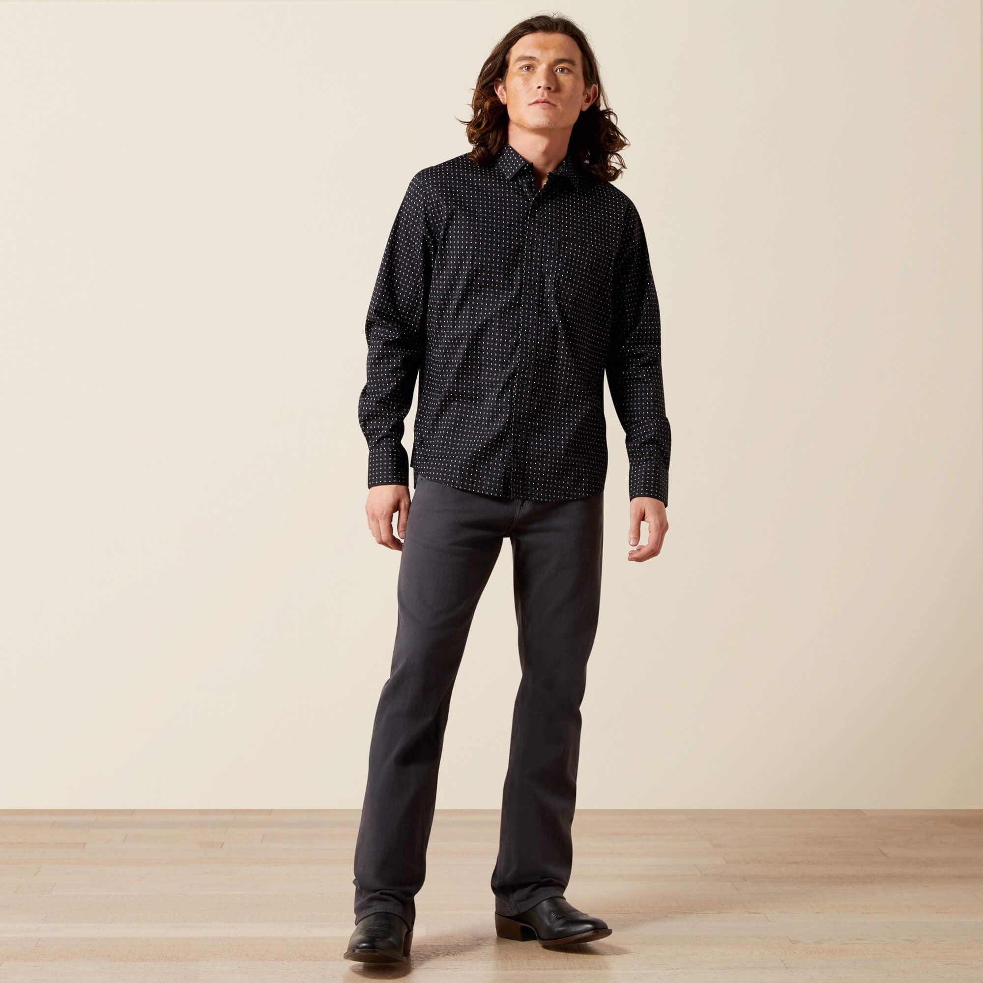McClain Modern Fit Shirt Men - BLACK