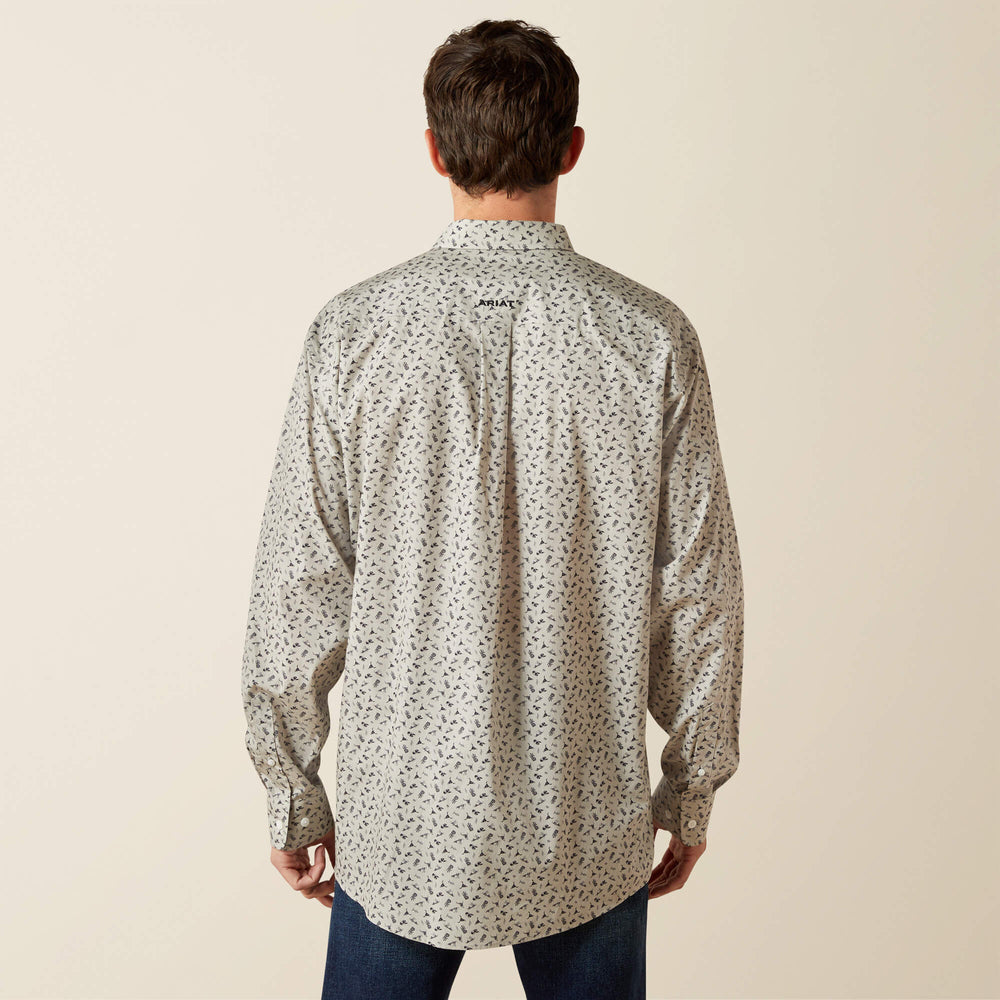Wrinkle Free Charles Classic Fit Shirt Men - SILVER