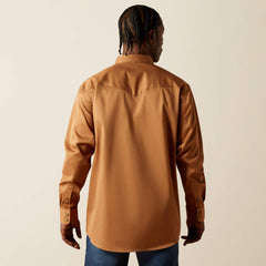 Solid Twill Classic Fit Shirt Men - TAN