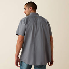 Rebar Made Tough DuraStretch Work Shirt Men - STEEL