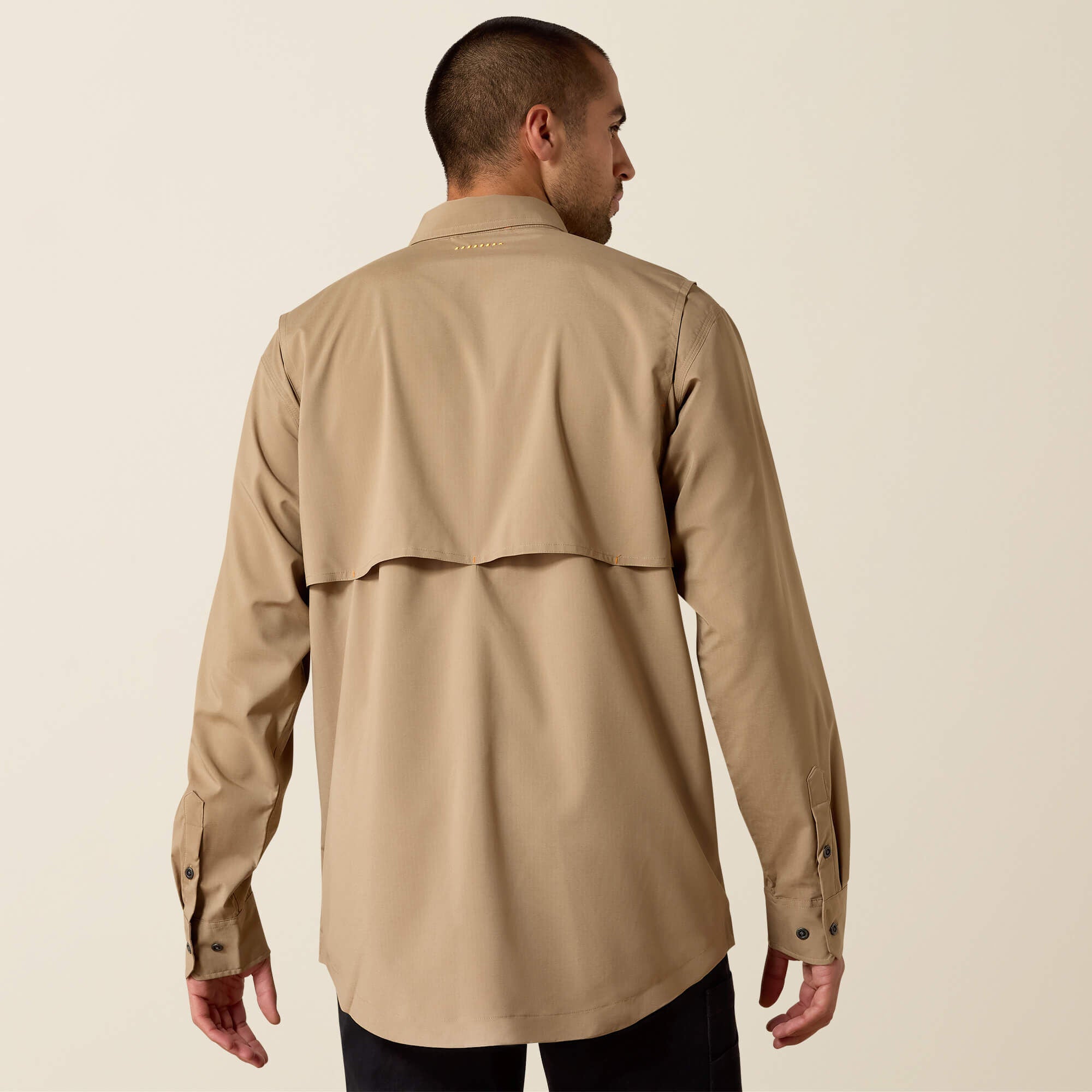 Rebar Made Tough VentTEK DuraStretch Work Shirt Men - KHAKI