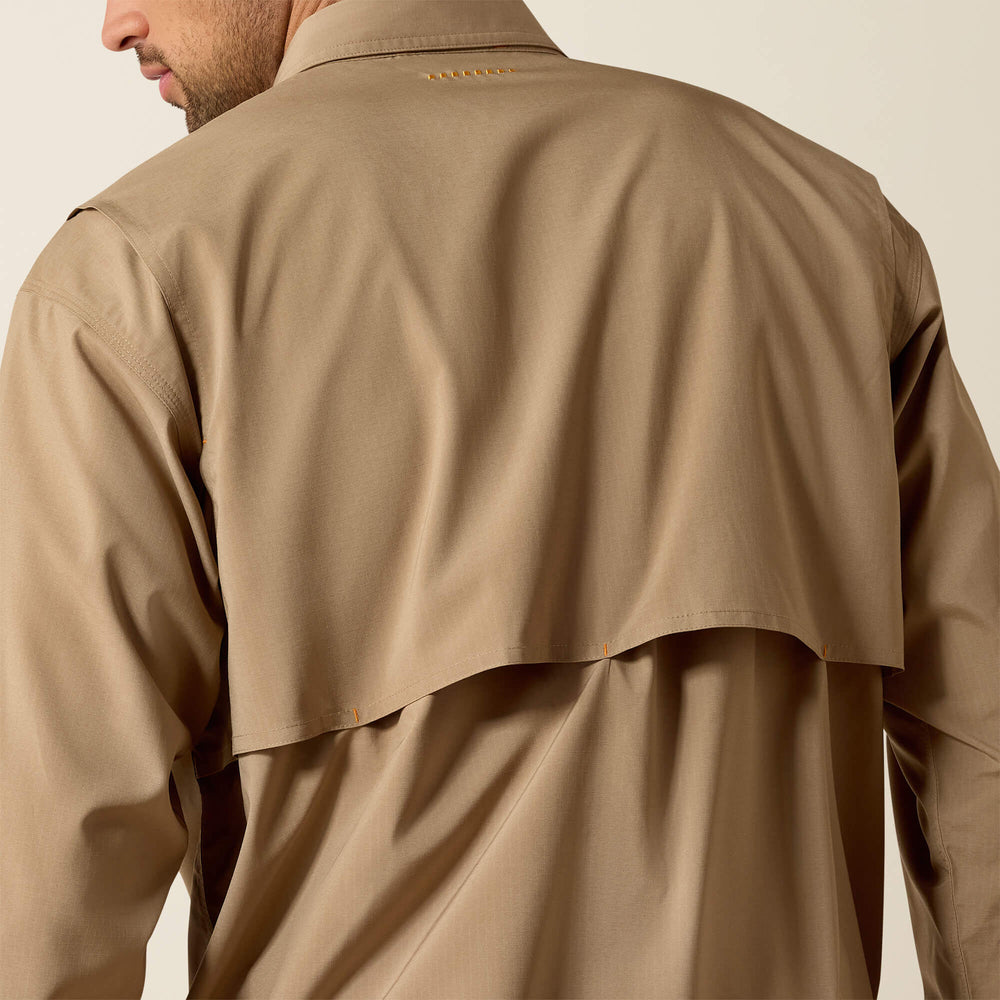 Rebar Made Tough VentTEK DuraStretch Work Shirt Men - KHAKI