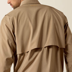 Rebar Made Tough VentTEK DuraStretch Work Shirt Men - KHAKI