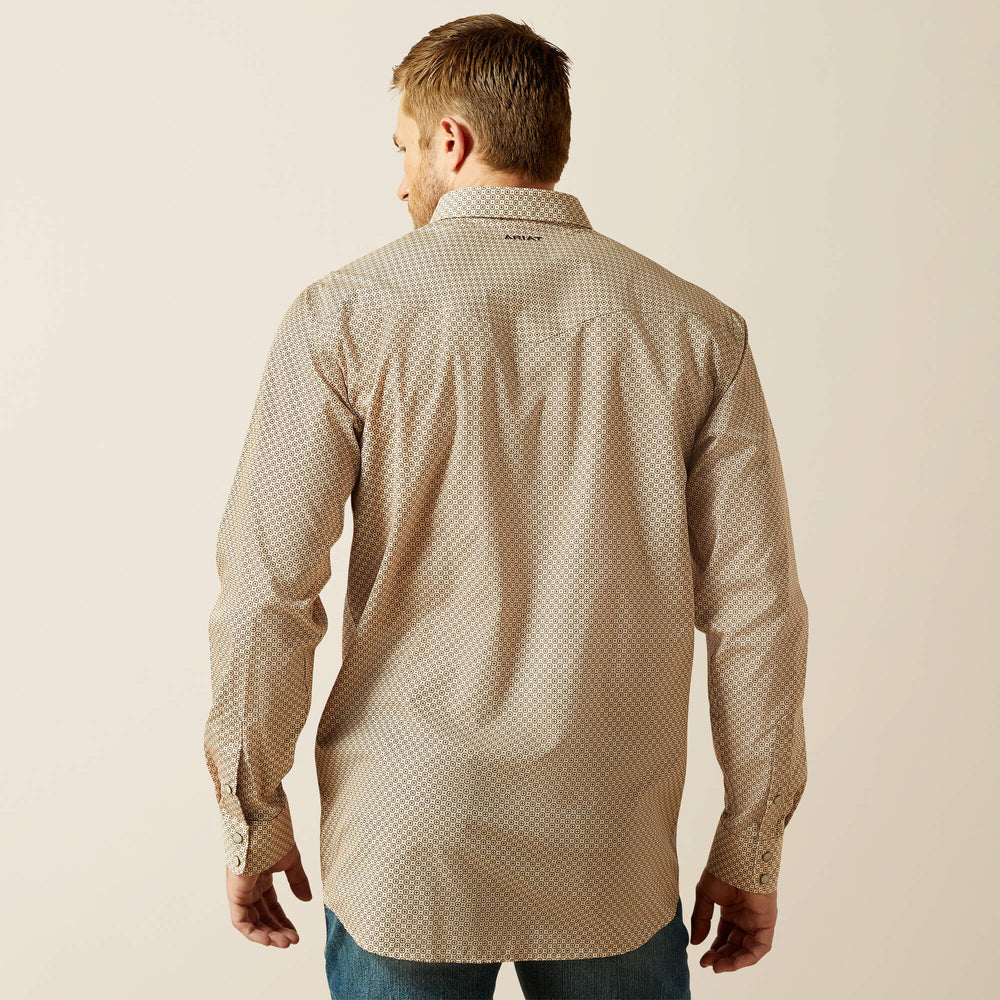 Wrinkle Free Eddie Fitted Shirt Men - OFF WHITE