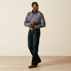 Wrinkle Free Dale Classic Fit Shirt Men - NAVY