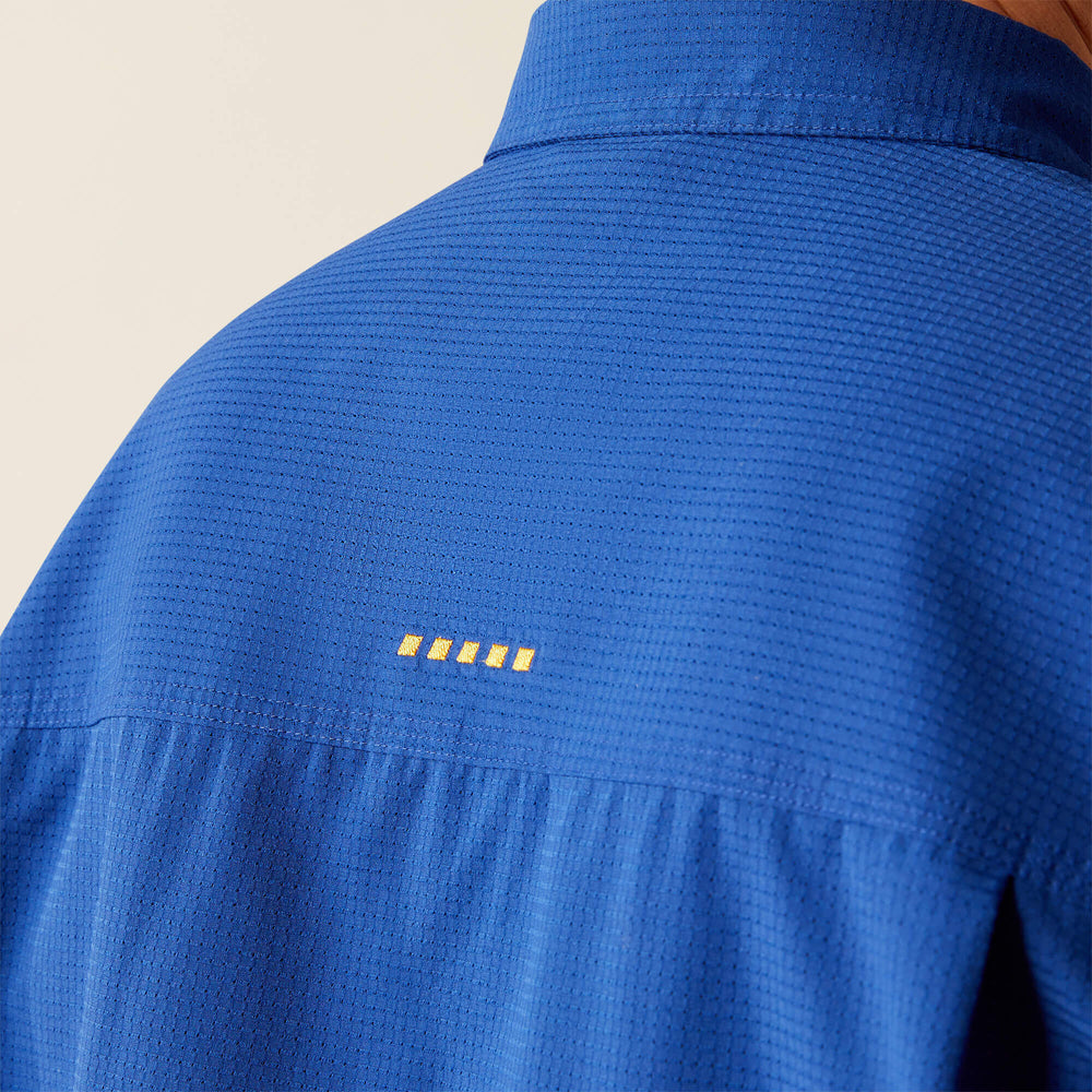Rebar Made Tough 360 Airflow Work Shirt Men - SODALITE BLUE