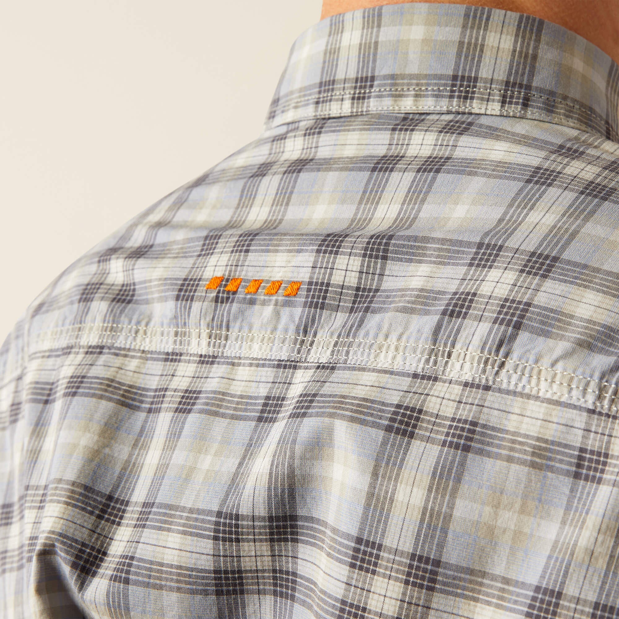 Rebar Made Tough DuraStretch Work Shirt Men - WILD DOVE