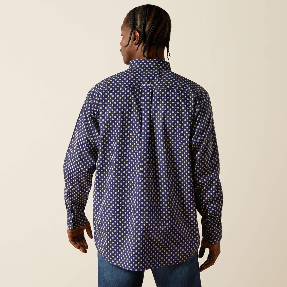 Stone Classic Fit Shirt Men - DARK BLUE