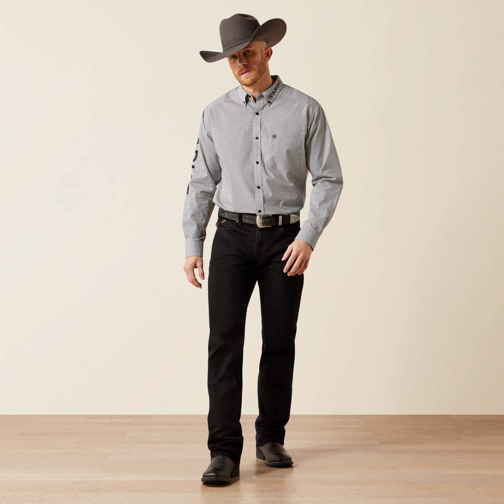 Team Pablo Classic Fit Shirt Men - WHITE/BLACK