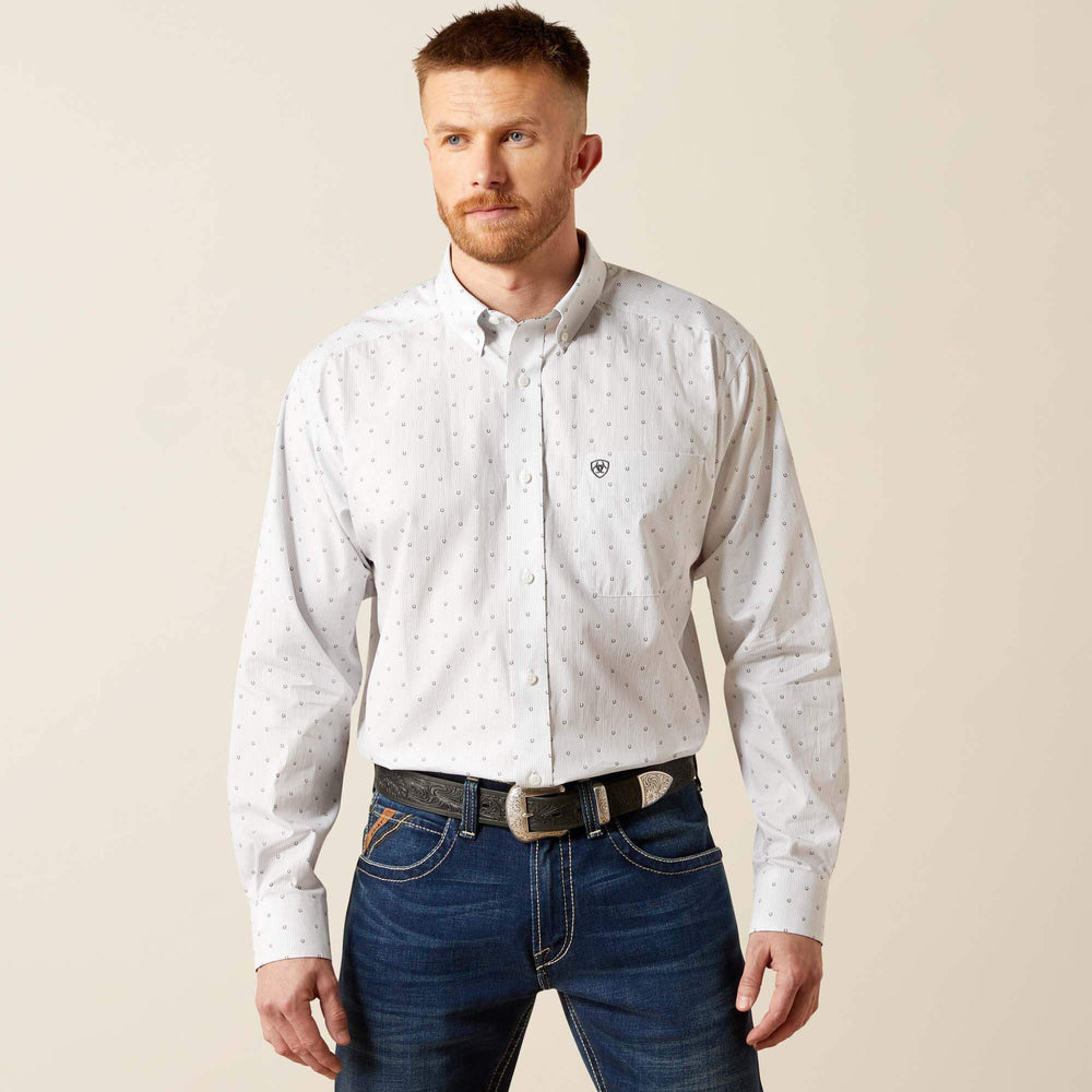 Wrinkle Free Avery Classic Fit Shirt Men - GREY