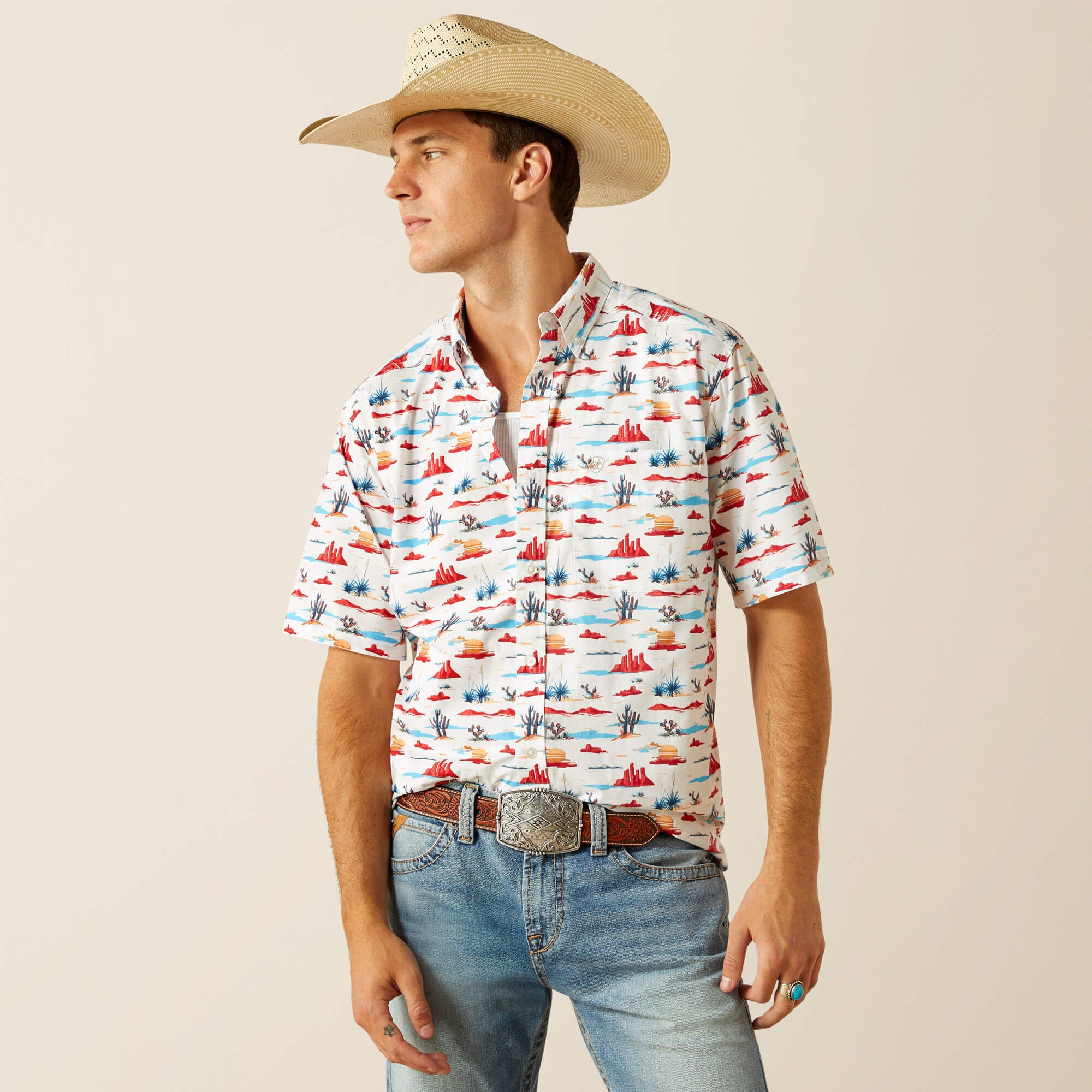 Scout Classic Fit Shirt Men - WHITE