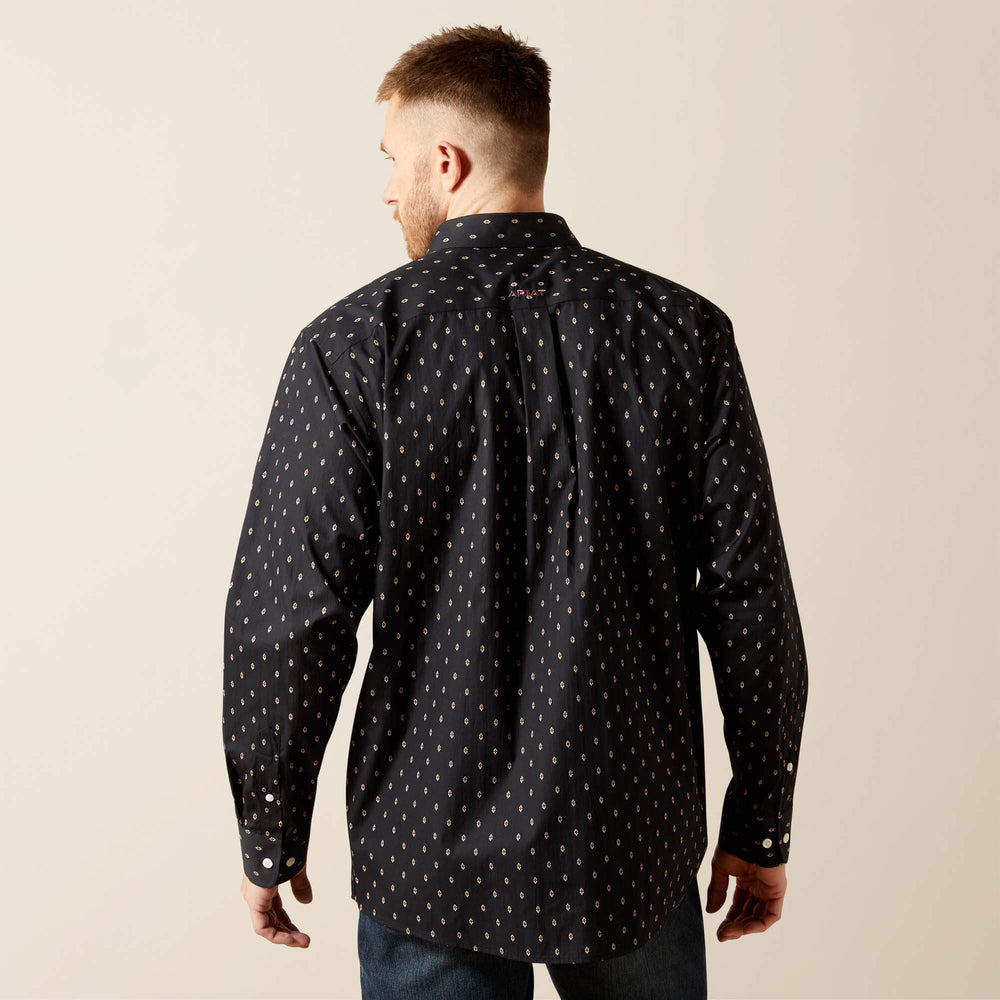 Wrinkle Free Asher Classic Fit Shirt Men - BLACK