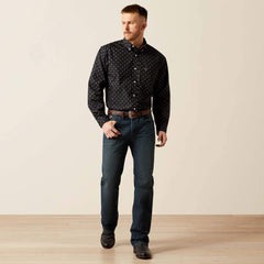 Wrinkle Free Asher Classic Fit Shirt Men - BLACK