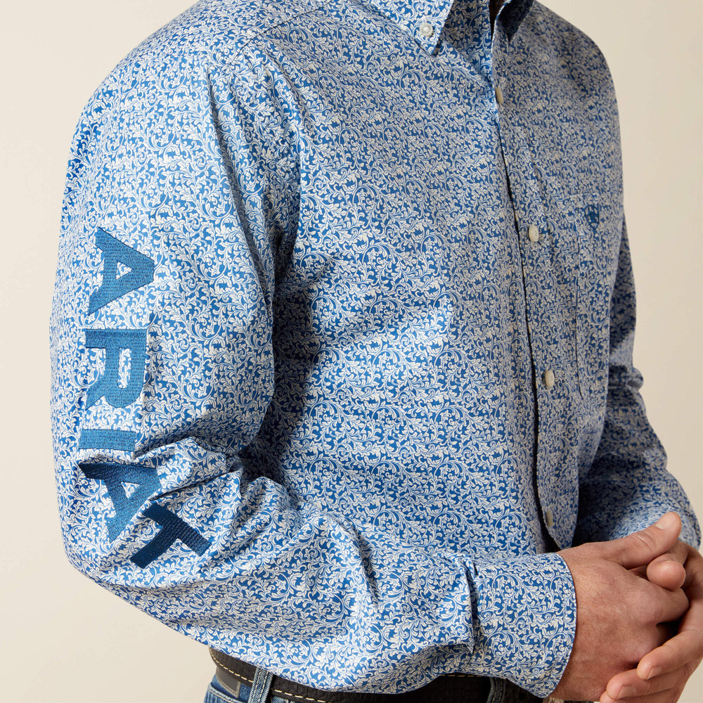 Team Parks Fitted Shirt Men - BLUE/NAVY