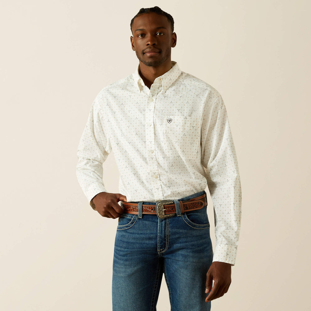 Buster Classic Fit Shirt Men - WHITE