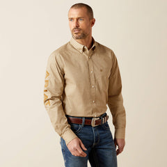 Team Penn Fitted Shirt Men - KHAKI/LIGHT BROWN
