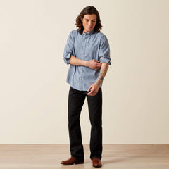 Macoy Modern Fit Shirt Men - CHAMBRAY BLUE
