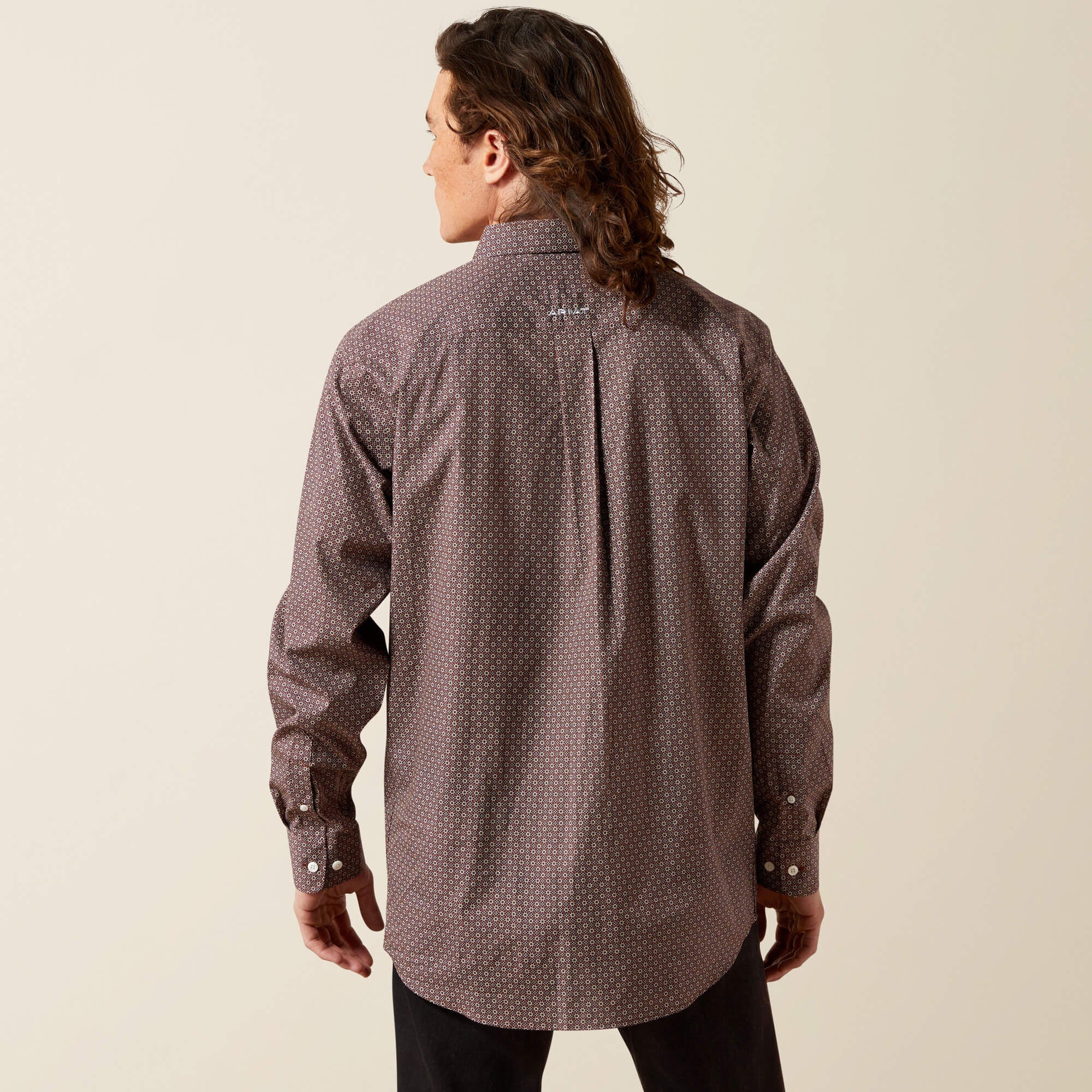 Wrinkle Free Arthur Classic Fit Shirt Men - BROWN