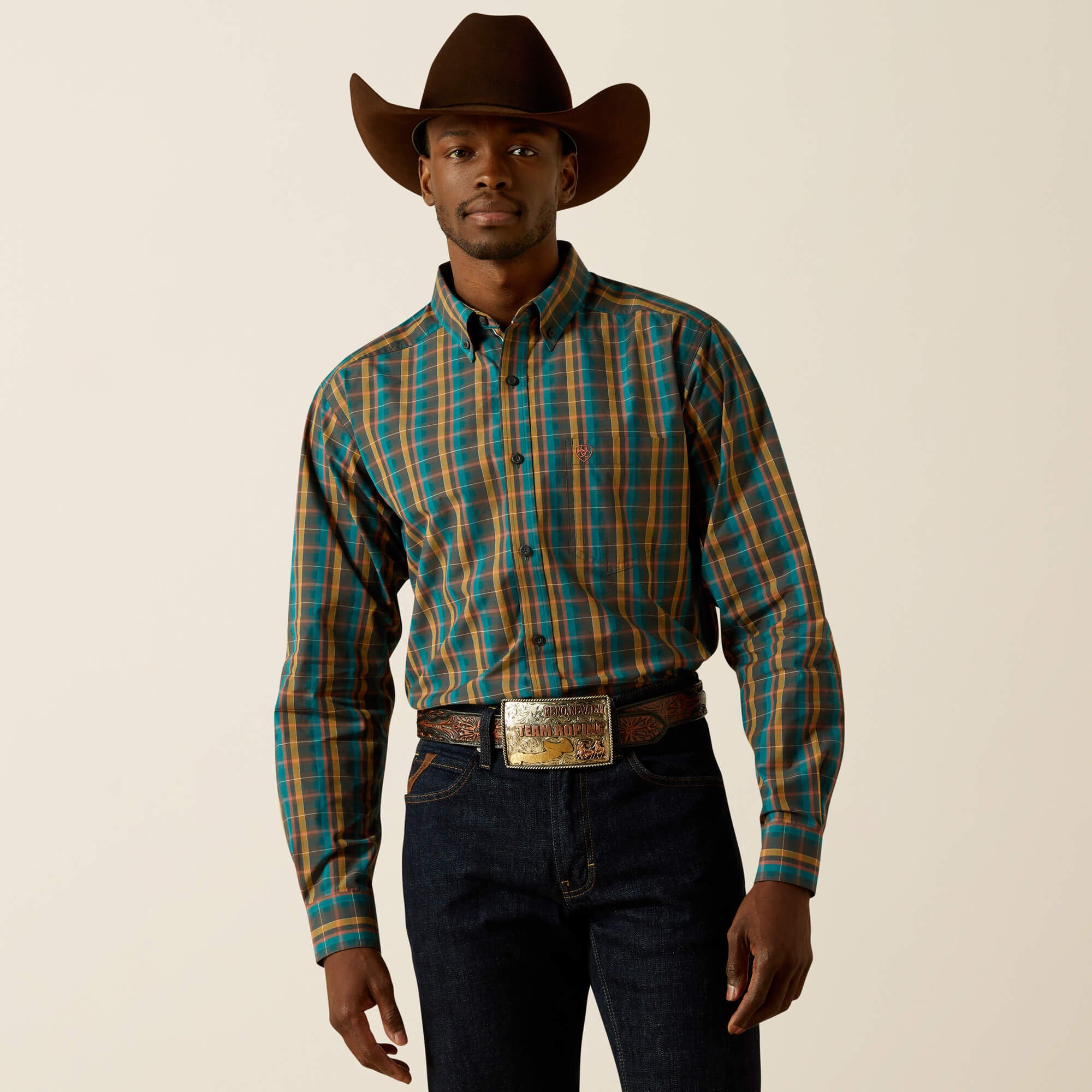 Pro Series Bowie Fitted Shirt Men - DARK TEAL