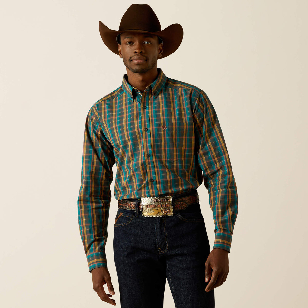 Pro Series Bowie Fitted Shirt Men - DARK TEAL