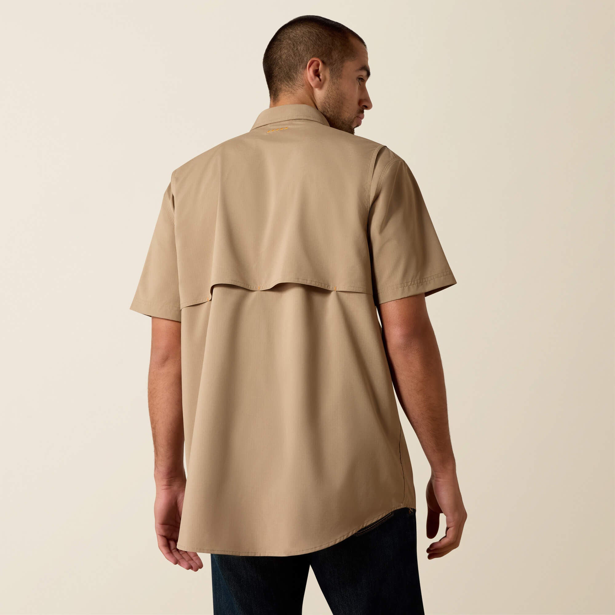 Rebar Made Tough VentTEK DuraStretch Work Shirt Men - KHAKI