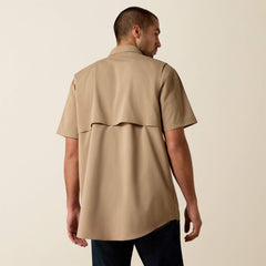 Rebar Made Tough VentTEK DuraStretch Work Shirt Men - KHAKI
