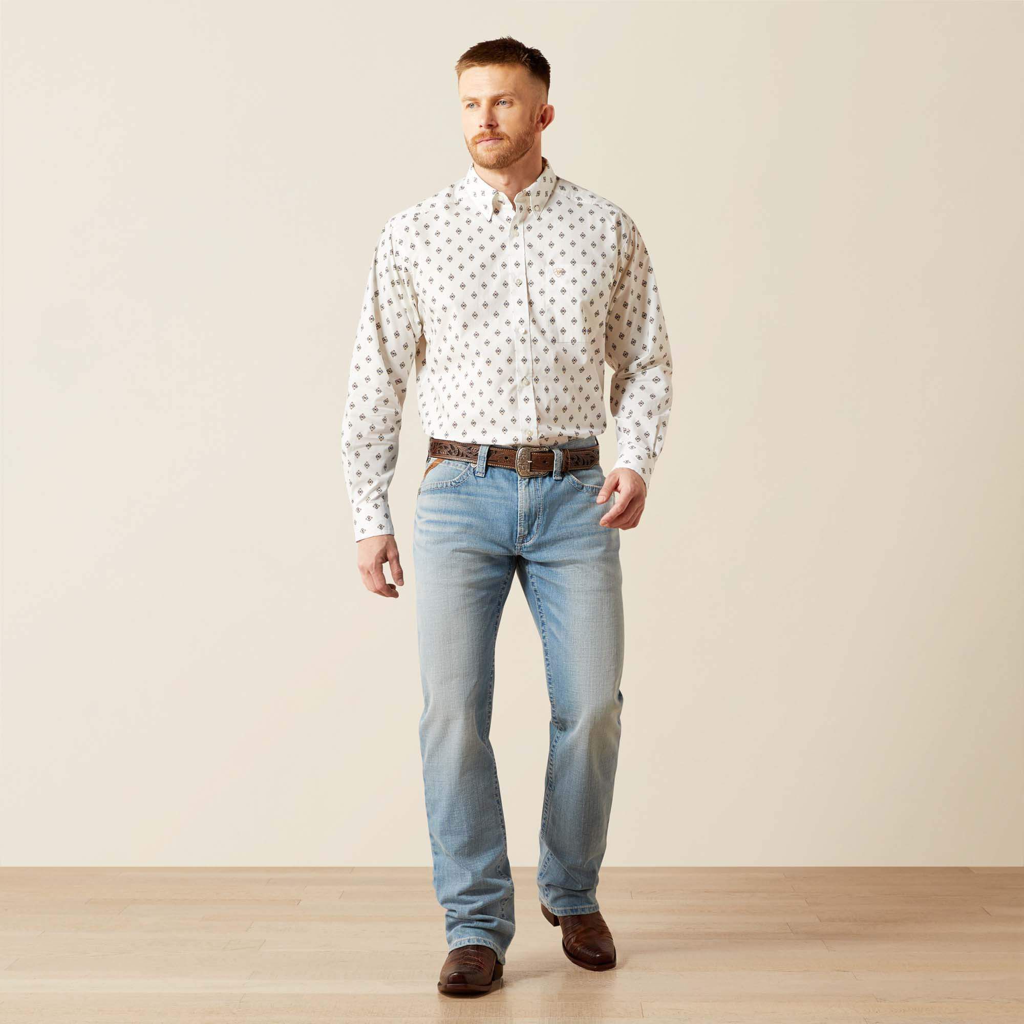 Thell Classic Fit Shirt Men - WHITE