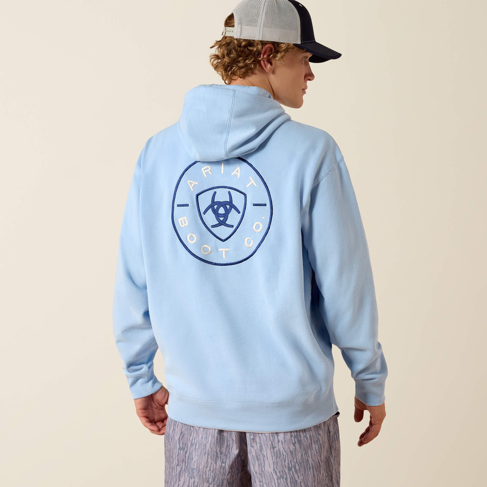 Ariat Clean Seal Hoodie Men - SOFT CHAMBRAY