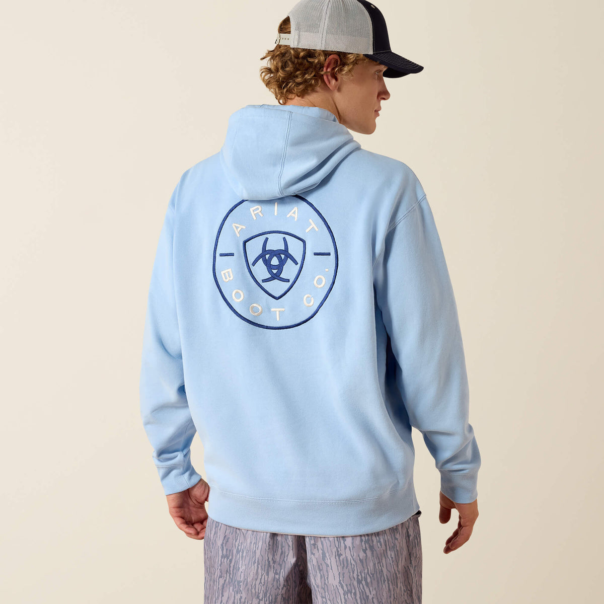 Ariat Clean Seal Hoodie Men - SOFT CHAMBRAY