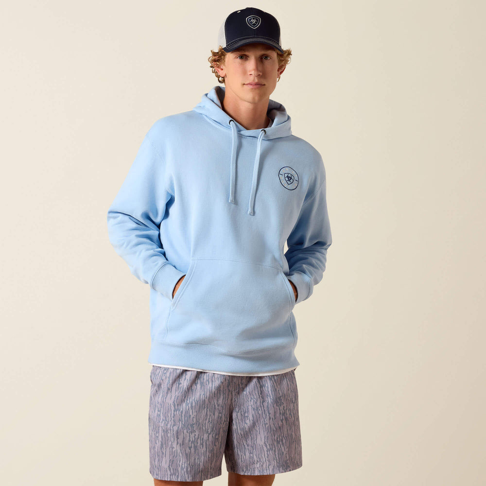 Ariat Clean Seal Hoodie Men - SOFT CHAMBRAY