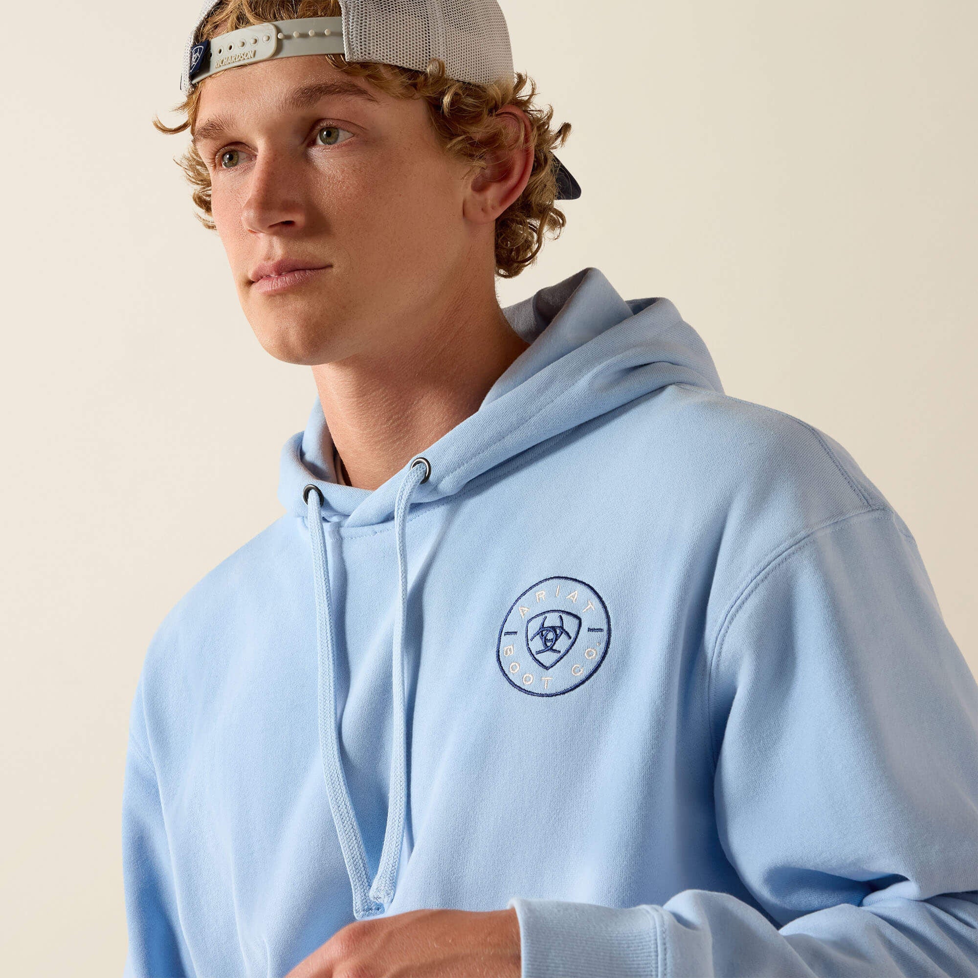Ariat Clean Seal Hoodie Men - SOFT CHAMBRAY