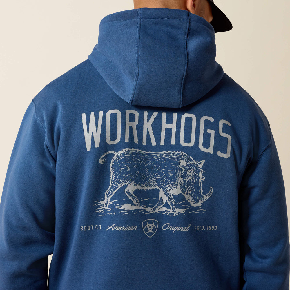 Rebar Lightweight Workhog Hoodie Men - DARK DENIM