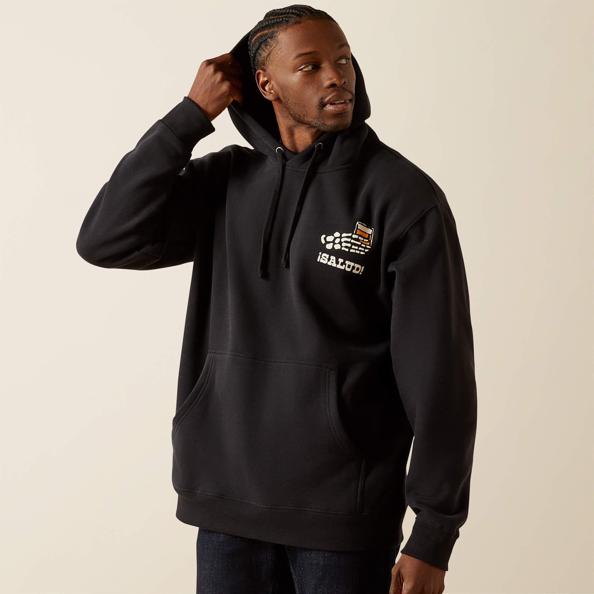 Sendero When Life Gives You Agaves Hoodie Men - BLACK