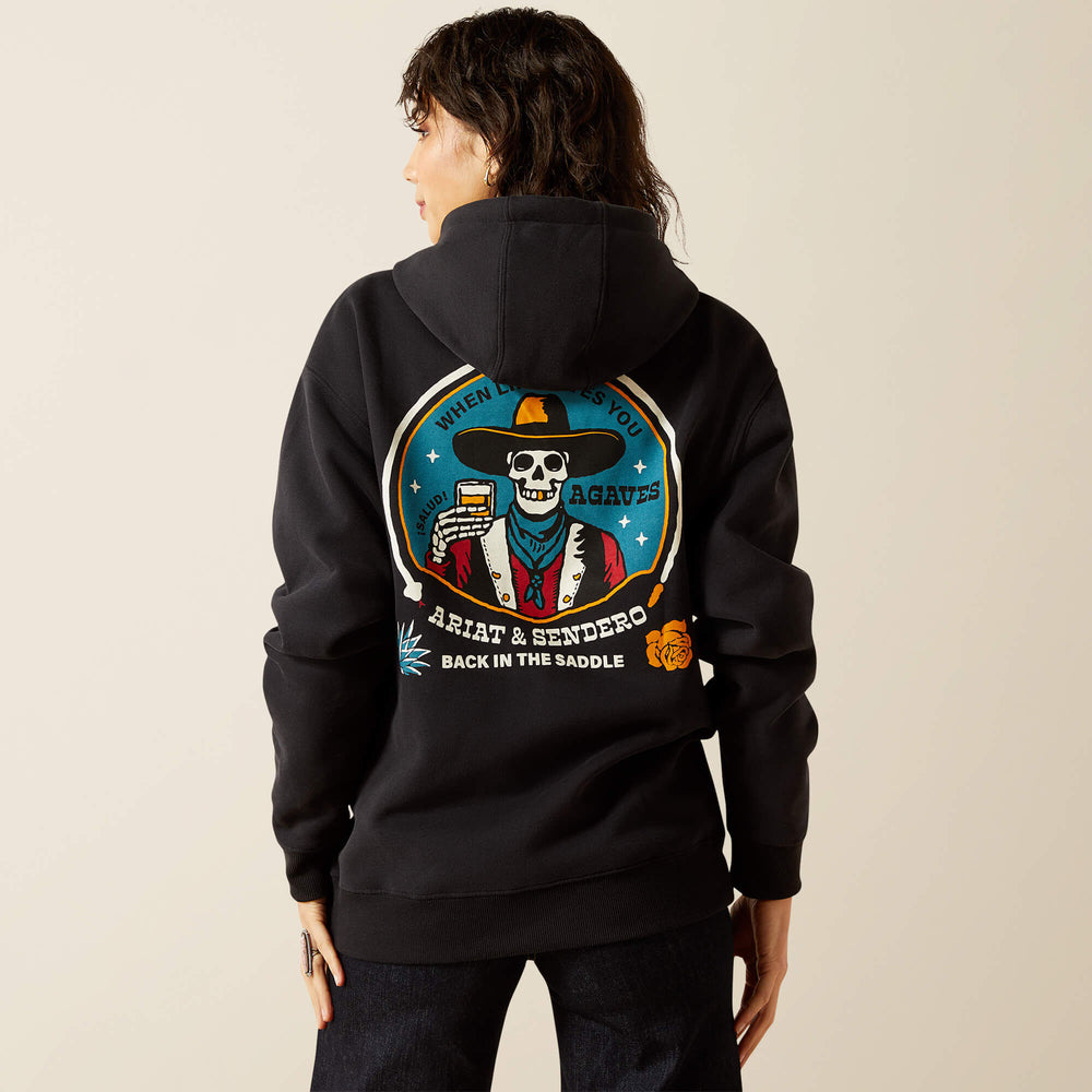 Sendero When Life Gives You Agaves Hoodie Men - BLACK
