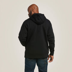 Rebar Workman 1/4 Zip Hoodie Men - BLACK