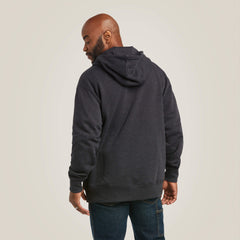 Rebar Workman 1/4 Zip Hoodie Men - CHARCOAL
