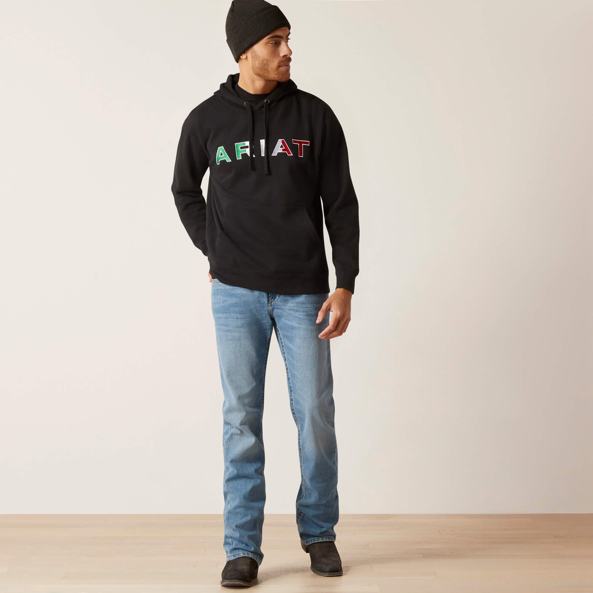 Mexico Hoodie Men - BLACK