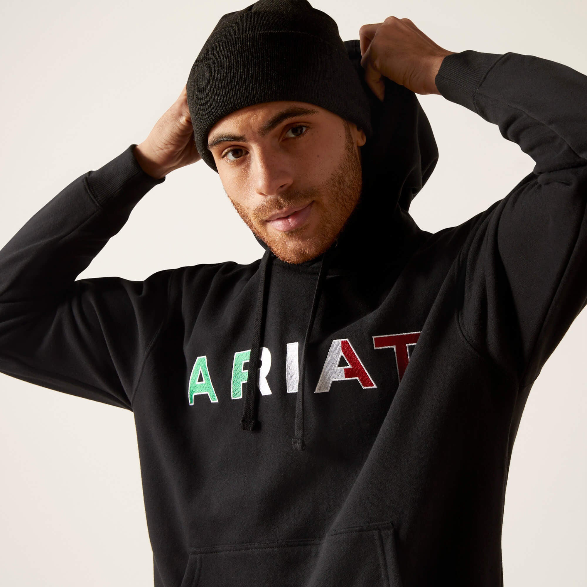 Mexico Hoodie Men - BLACK