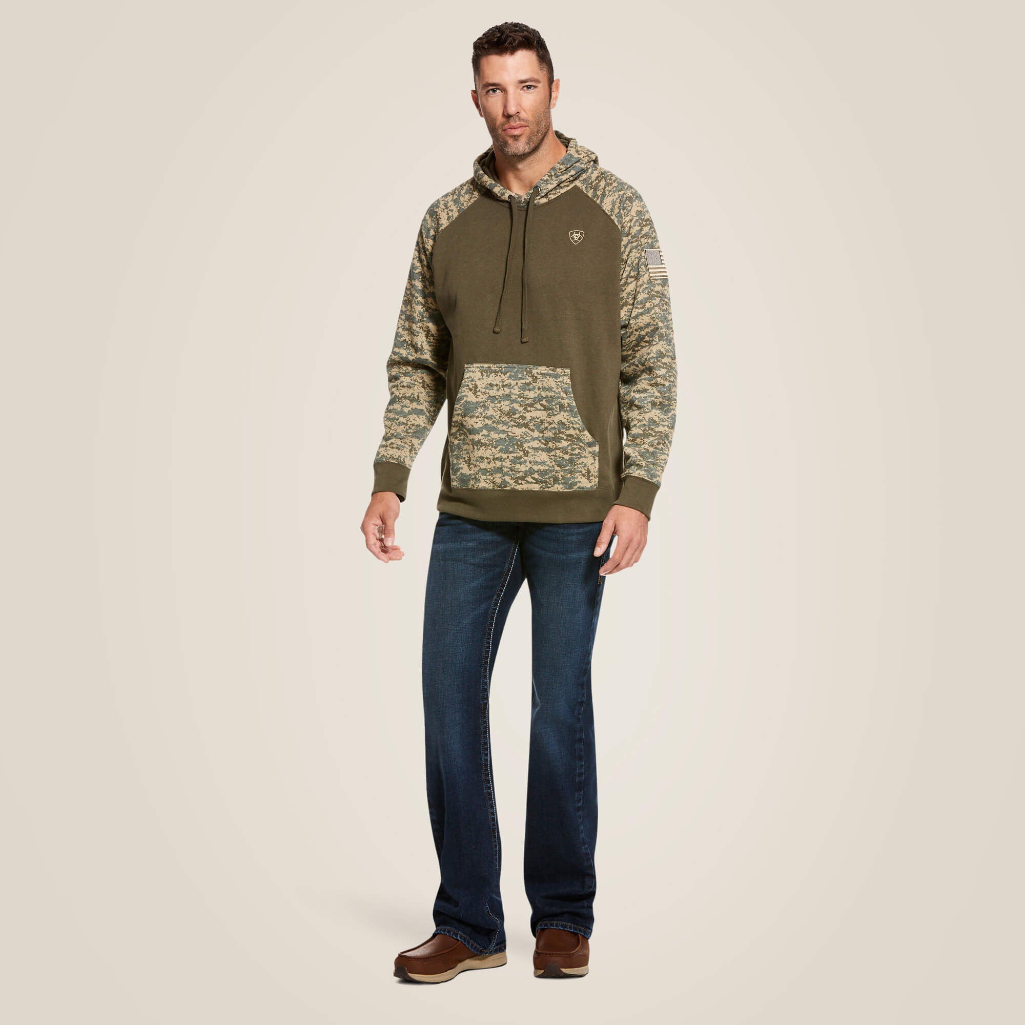 Patriot Hoodie Men - SAGE CAMO