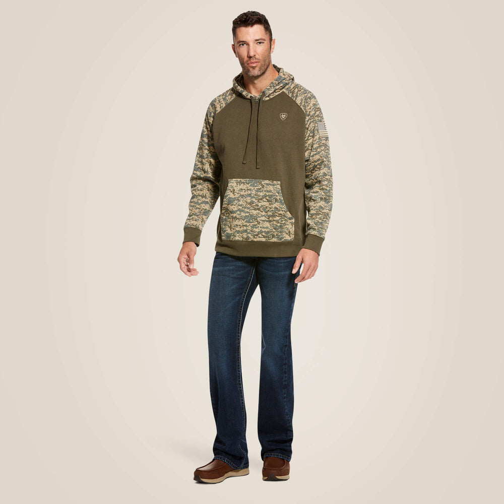 Patriot Hoodie Men - SAGE CAMO