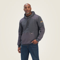 Rebar Workman DuraCanvas Hoodie Men - CHARCOAL HEATHER