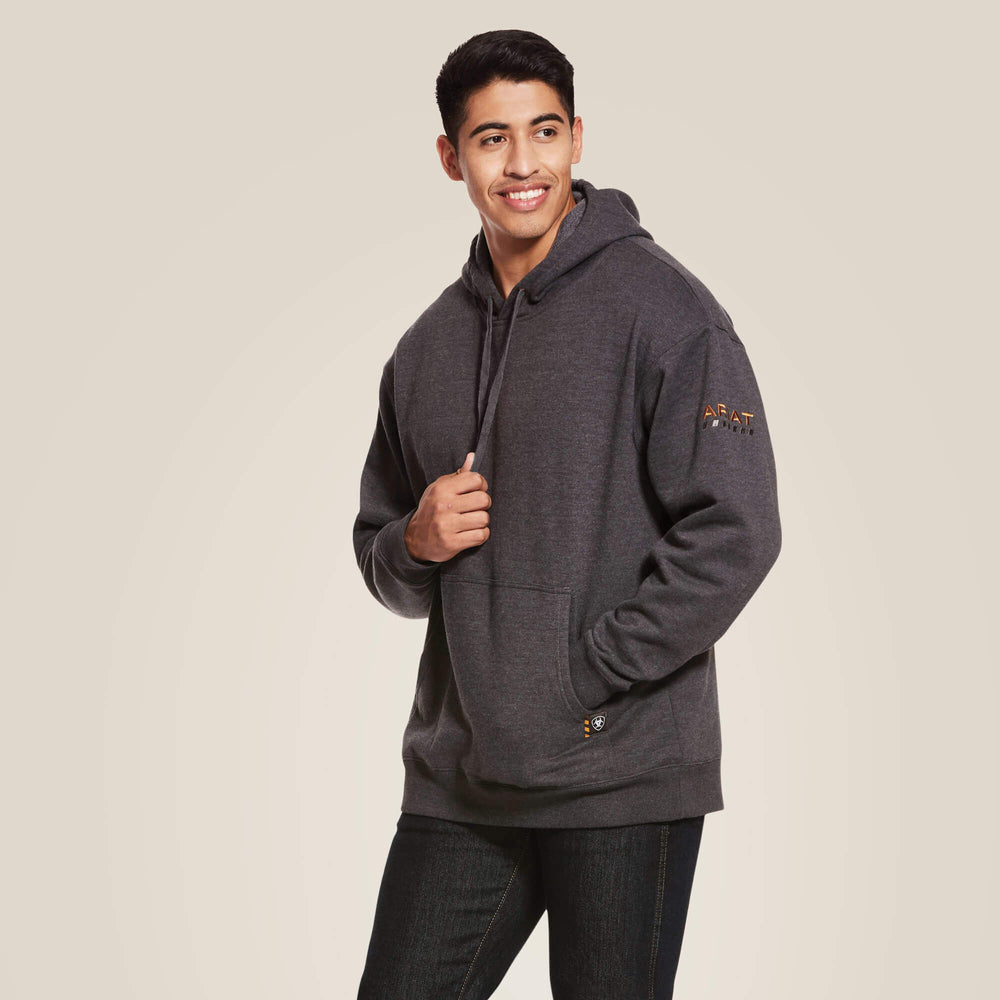 Rebar Workman Hoodie Men - CHARCOAL