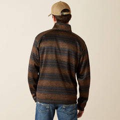 Caldwell Full Zip Sweater Men - LIGHT BROWN SOUTHWEST
