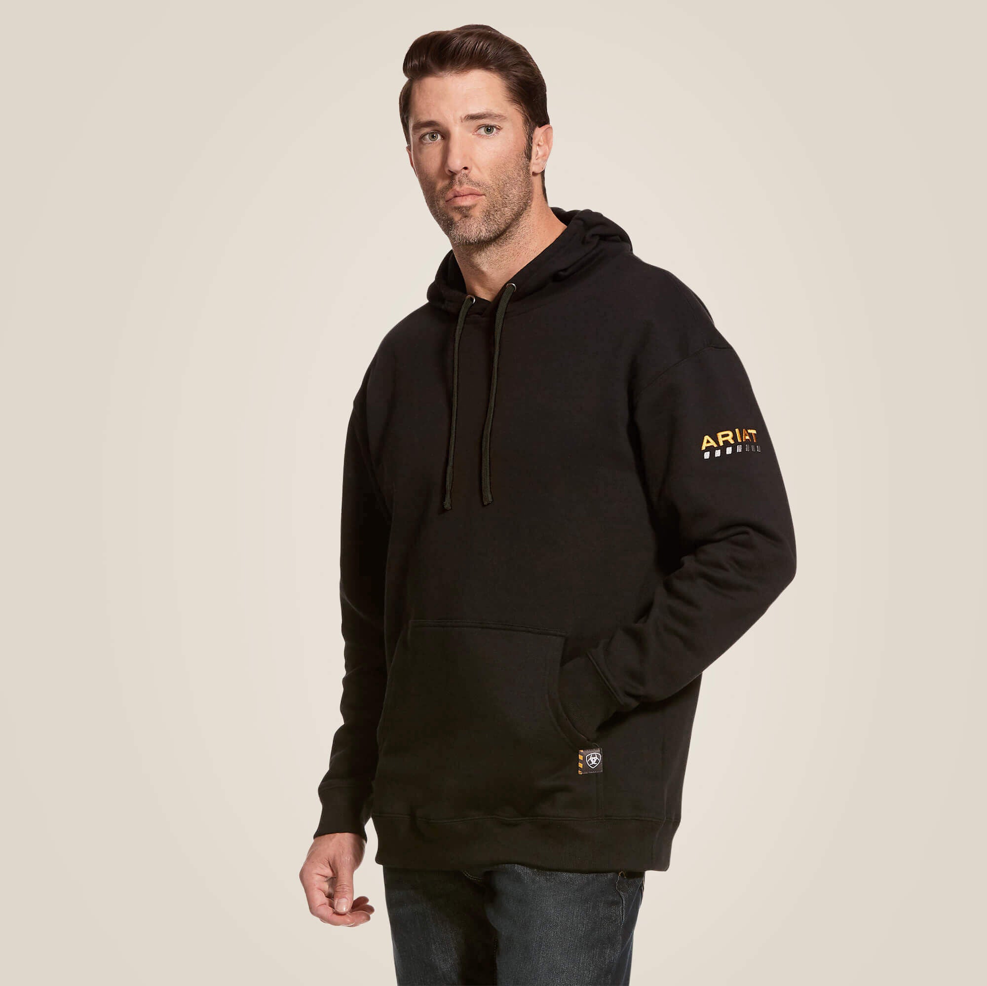 Rebar Workman Hoodie Men - BLACK