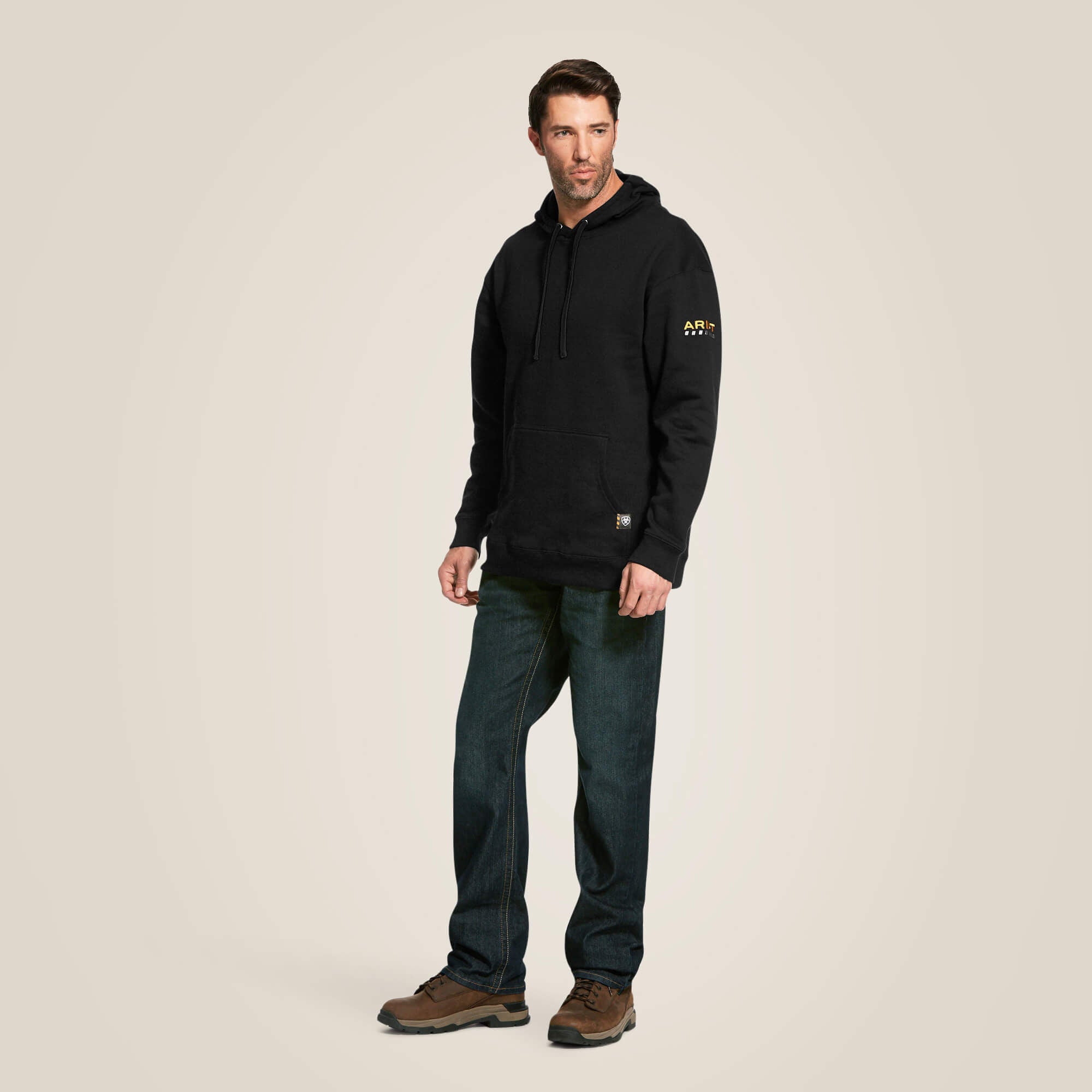Rebar Workman Hoodie Men - BLACK
