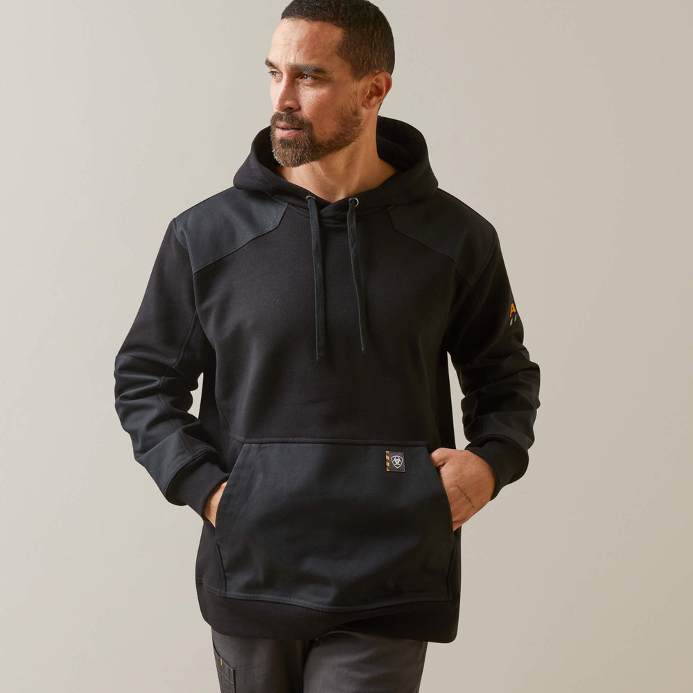 Rebar Workman DuraCanvas Hoodie Men - BLACK/BLACK