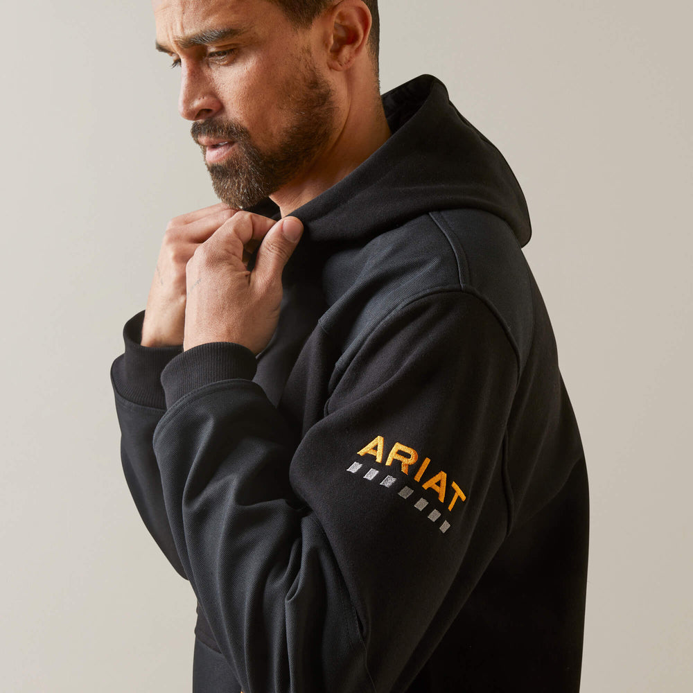 Rebar Workman DuraCanvas Hoodie Men - BLACK/BLACK