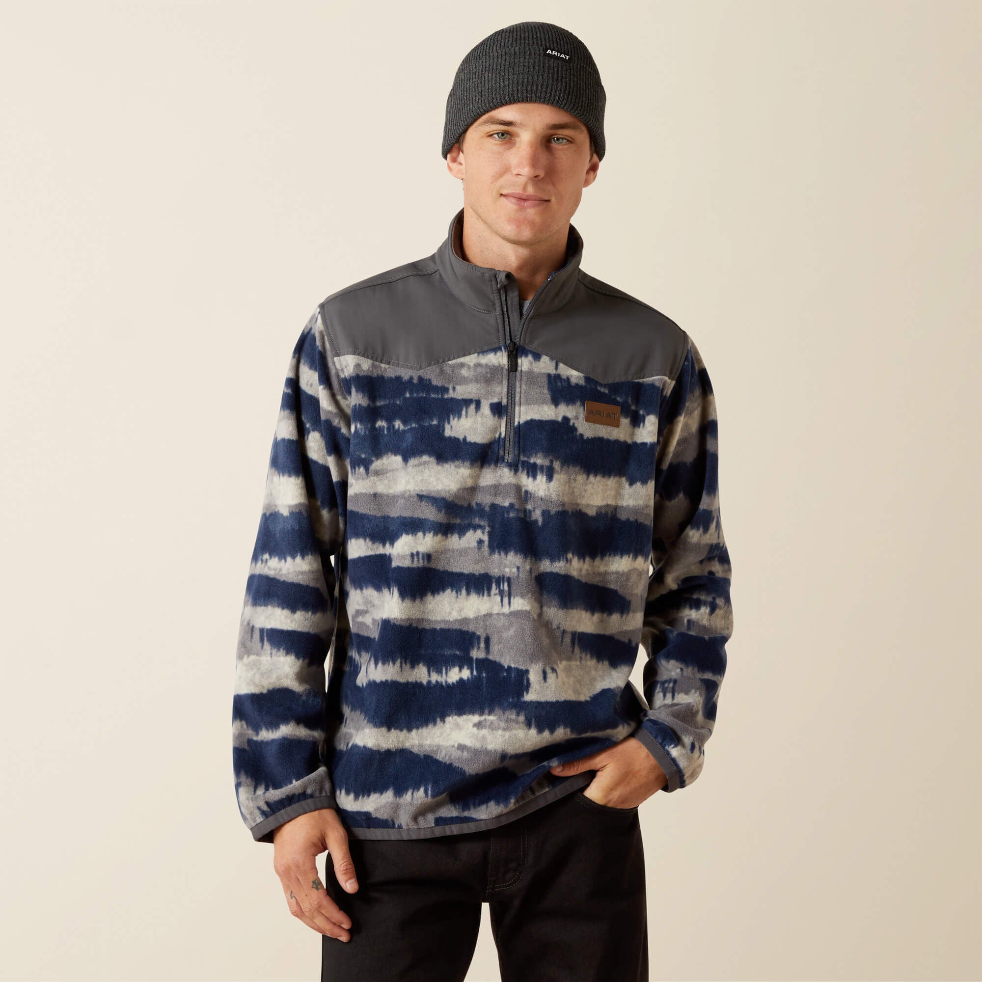 Basis Fleece Sweater Men - GREY