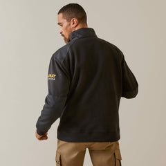 Rebar Workman Duracanvas 1/4 Zip Sweatshirt Men - BLACK/ BLACK