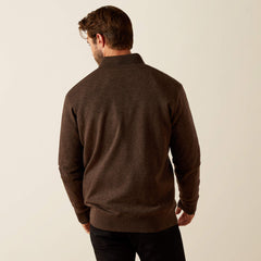 Bolinas Sweater Men - BROWN HEATHER
